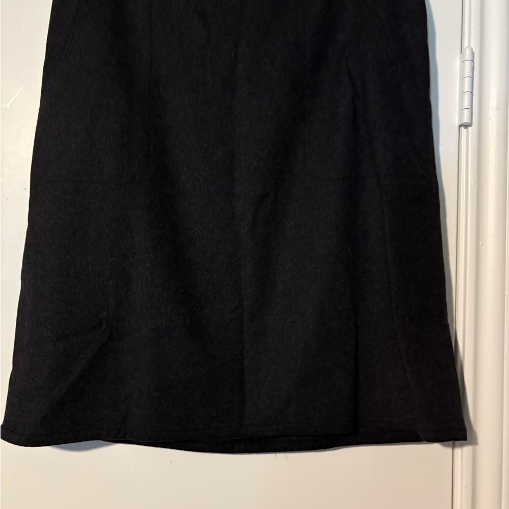 J. Crew Classic Black A-Line Skirt